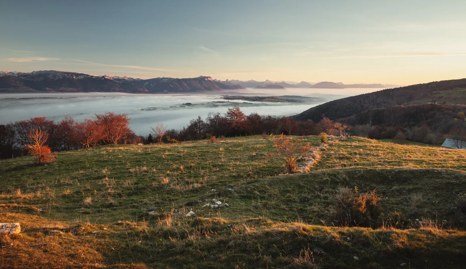 500px photo id: 1013102359 a view over lake annecy and the mountains on a foggy autumnal afternoon from mont salève of course!